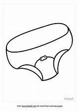 Free Diaper Coloring Page  Printables Kidadl sketch template