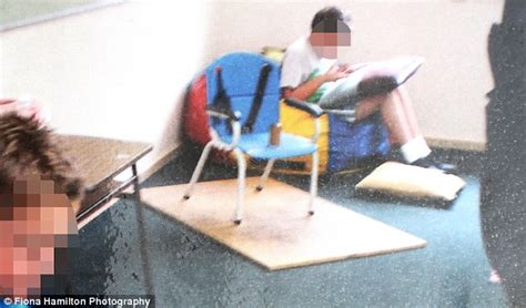 Strapped in and locked up: Shocking photos reveal how autistic children ...