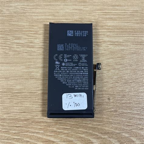 iPhone 13 Mini Battery Replacement OEM Original Apple Battery Health ...