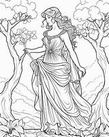 Athena Goddess Of Wisdom Coloring Pages  Greek Mythology sketch template