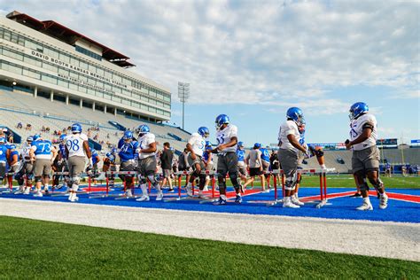 Notebook: As Week 1 approaches, KU football reviewing all the ‘little things’ | News, Sports ...