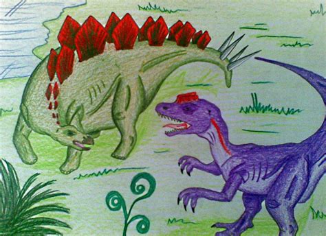 Dinosaur Fighting by JuanIglesias90 on DeviantArt