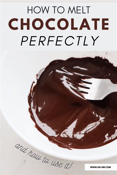 How to Melt Chocolate Perfectly (3 Easy Ways) - Her Highness, Hungry Me