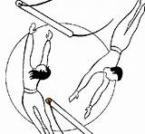 Trapeze Artist Coloring Pages  ClipArt Best sketch template