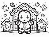 Exciting Gingerbread Baby Printable  Coloring Page sketch template