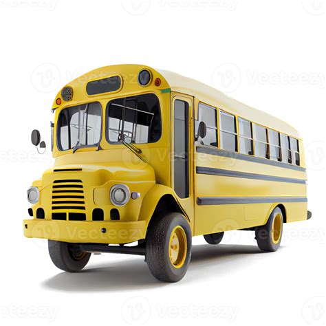 cute yellow school bus on transparent background 18871714 PNG