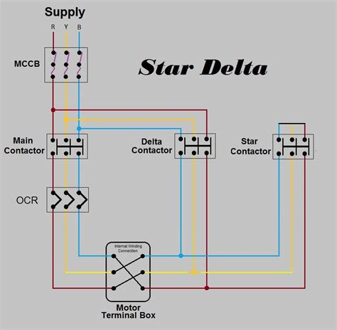 Star Delta Power Circuit