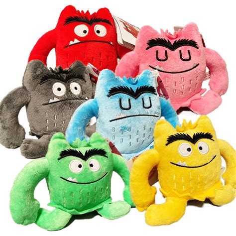 The Color Monster Plush Toy 15cm Baby Appease Emotion Plushie Soft Stuffed Toy Puppet For Kids ...