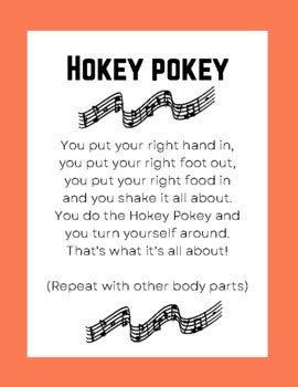 Hokey Pokey by BabyToddler Resources by Ms Carrie | TPT