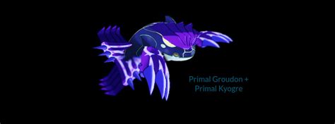 Primal Groudon and Primal Kyogre fusion by ElzjevR on DeviantArt