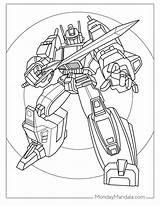 Free Transformer Coloring Pages  sketch template