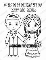 Printable Personalized Wedding Coloring Activity Book Favor  Etsy sketch template