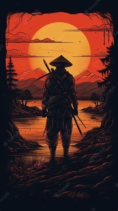 Premium Photo | A poster for the movie the last samurai