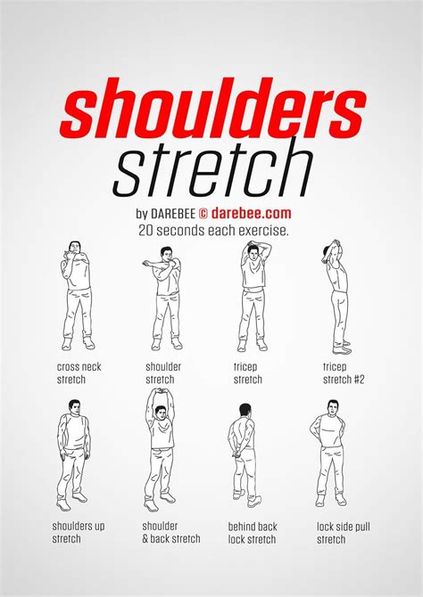 Pin by Adrienne Mokarry on Stretching | Shoulder rehab exercises, Shoulder workout, Exercise