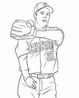 Los Angeles Dodgers Logo coloring Page sketch template