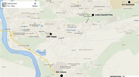 Map showing monitoring sites in the Rourkela study area. | Download ...