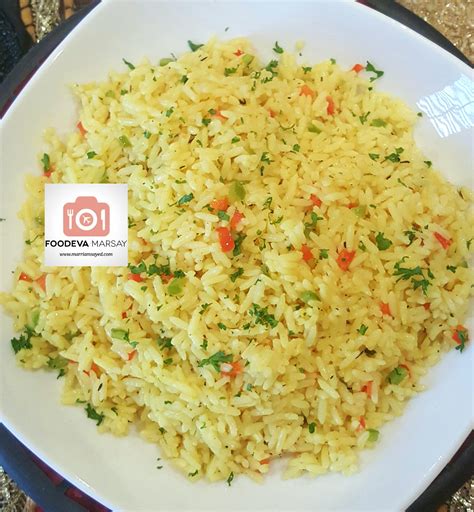 Savoury Rice with Garlic,Onions and Peppers | Foodeva Marsay