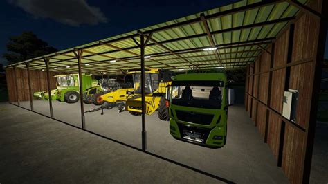 FS22 Shed Solar Panels v1.0 - FS 22 Objects Mod Download