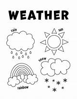 Free Weather Coloring Pages And Printable Game ⋆ The Hollydog Blog sketch template