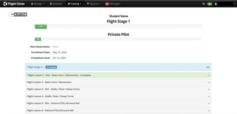 Private Pilot Syllabus is integrated into Flight Circle - CRAFT CHS