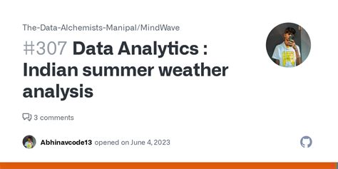 Data Analytics : Indian summer weather analysis · Issue #307 · The-Data-Alchemists-Manipal ...