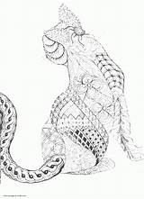 Hard Coloring Pages Of Animals sketch template