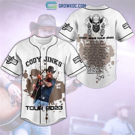 Cody Jinks Tour 2023 Baseball Jersey - Growkoc