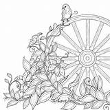 Free Downloadable Coloring Page  Nation sketch template