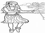 Hula Dancer Coloring Page At GetColoringscom  Free Printable sketch template
