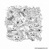 30  Halloween Mandala Coloring Pages Free Printable PDF & Online sketch template