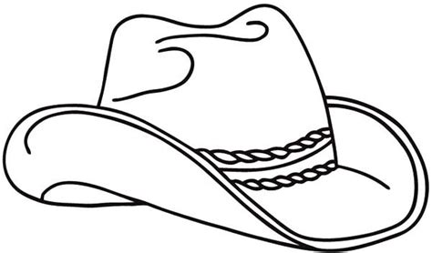 Cowboy Hat Printable Coloring Pages - LaceyfvMarks