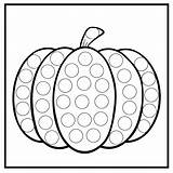Halloween Do A Dot Printables sketch template
