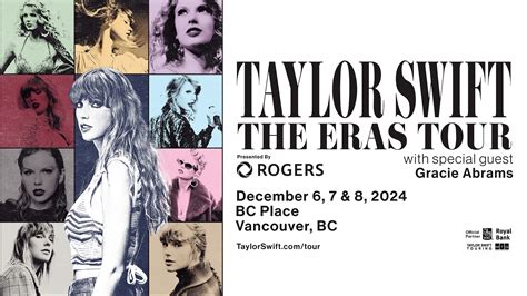 Rogers Proudly Presents Taylor Swift | The Eras Tour in Vancouver ...