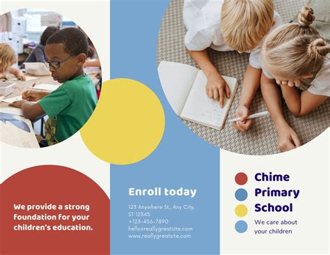 Free custom printable school brochure templates | Canva