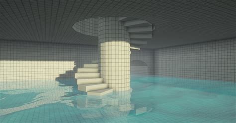 "Dream Pool 10" by Jared Pike | LIMINAL SPACES Minecraft Map