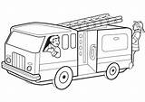 Free Printable Fire Truck Coloring Pages For Kids sketch template