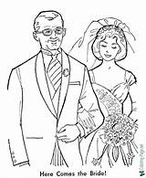 Wedding Bride And Groom Coloring Pages Sketch Page sketch template