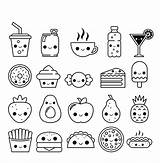 Free Printable Kawaii Food Coloring Pages For Kids sketch template