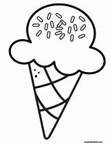 Free Printable Ice Cream Cone Coloring Pages sketch template