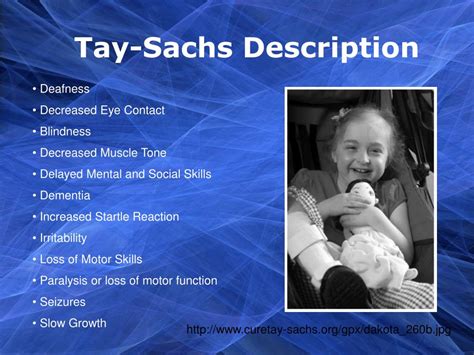 PPT - Tay-Sachs Disease PowerPoint Presentation, free download - ID:4157500