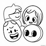 Emoji Movie Coloring Page 36103 28551 sketch template