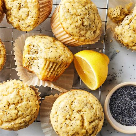 Lemon Poppy Seed Muffins Recipe - Love and Lemons