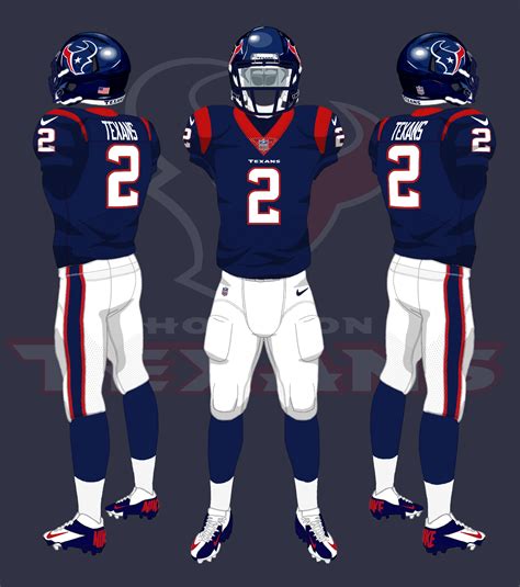 Houston Texans uniforms by CoachFieldsOfNOLA on DeviantArt