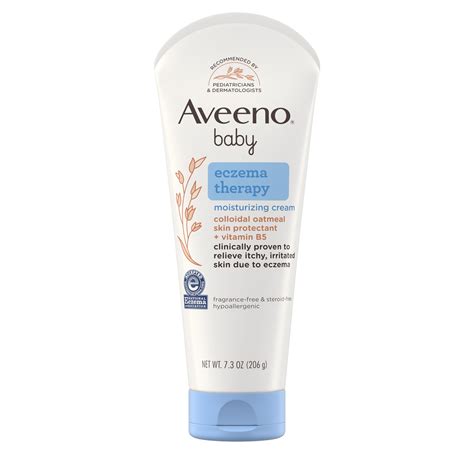 Aveeno Baby Eczema Therapy Moisturizing Cream with Natural Oatmeal, 7.3 oz - Walmart.com ...