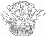 Download 281  Basket With Roses Coloring Pages PNG PDF sketch template