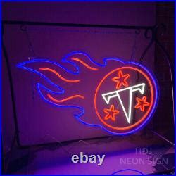 Custom Neon Signs Tennessee Titans Vintage Neon Light for Room Home Wall Decor | Vintage Neon Sign