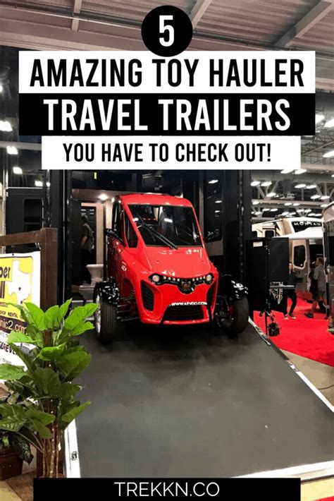 5 Best Toy Hauler Travel Trailers in 2020 - TREKKN | For the Love of RVing