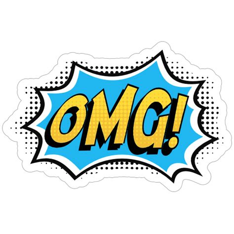 Omg Comic Sticker