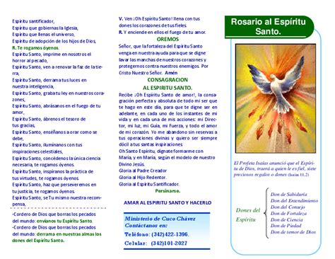 (PDF) Triptico del Rosario al Espiritu Santo | Gabriela Sarahi Aguilar ...