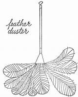 Feather Duster Coloring Coloring Pages sketch template